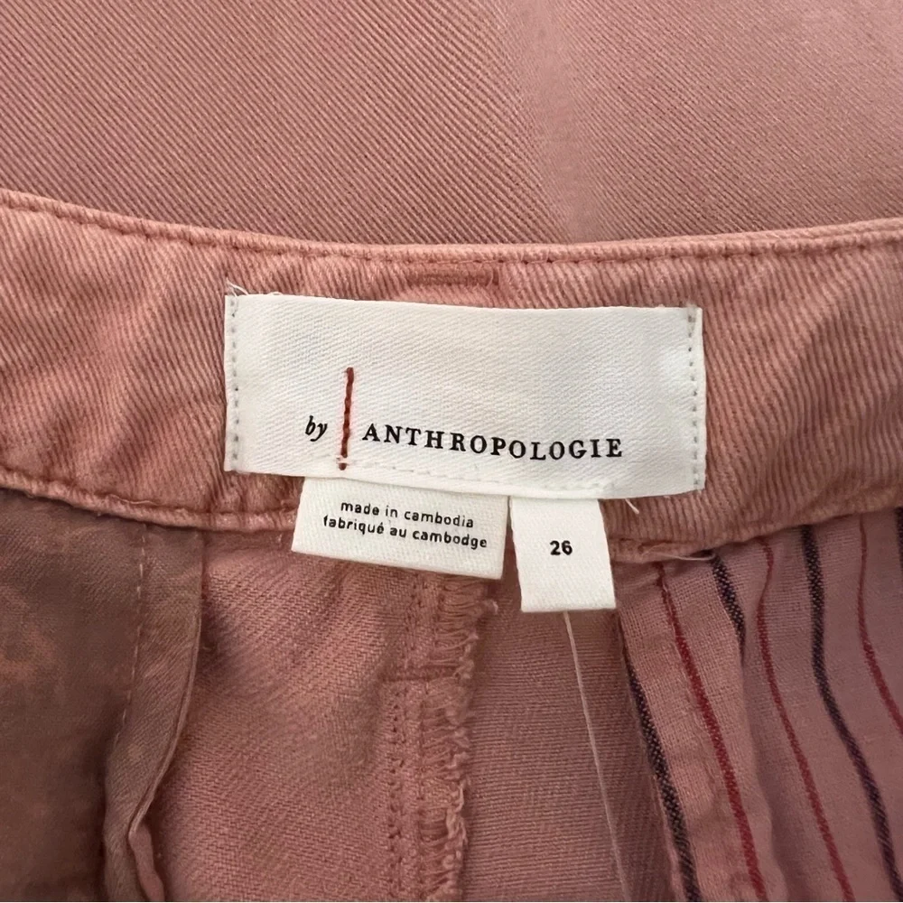Anthropologie | NWT Scout Slim Pleated Pants Chino Trousers Pink Size 26